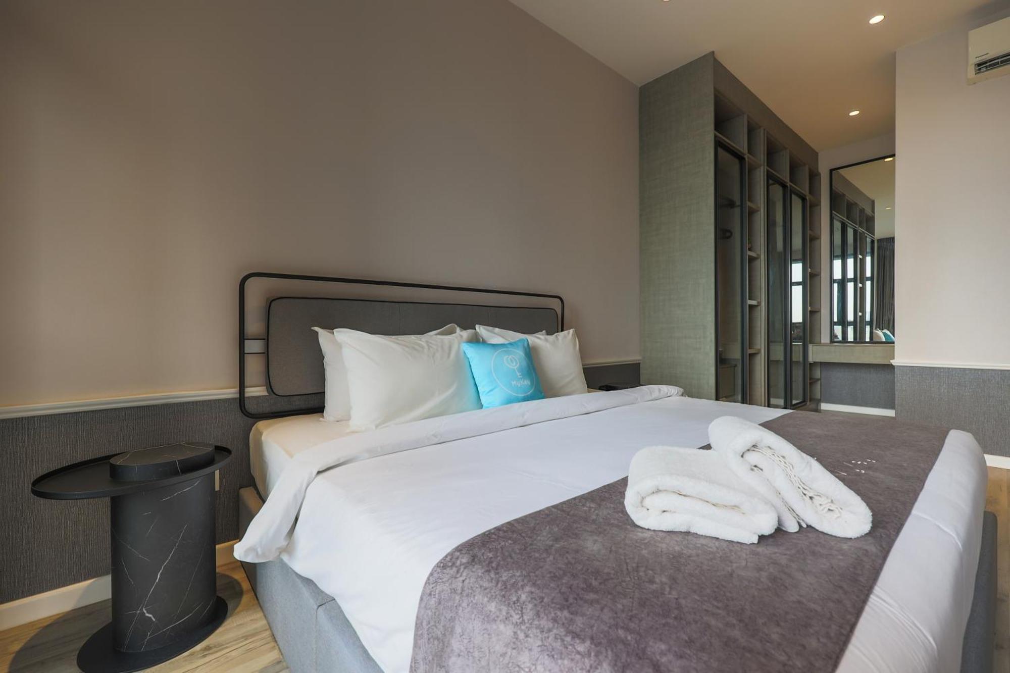 דירות קואלה לומפור Millerz Square By Mykey מראה חיצוני תמונה A bedroom at the hotel